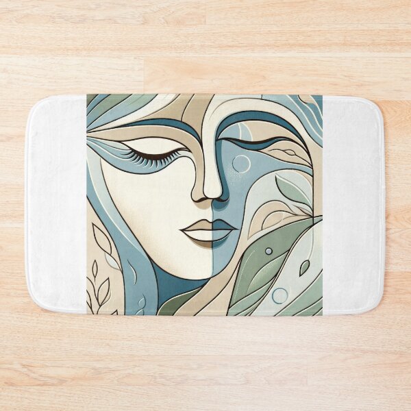 Item preview, Nature's Embrace Abstract Portrait designed and sold by Vlark555.