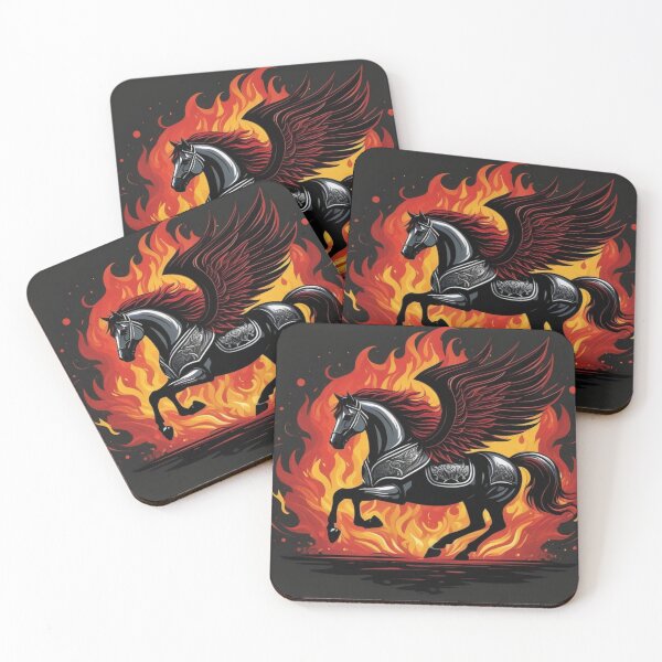 Item preview, Fury-Forged Fiery Stallion designed and sold by Sadia  Jannat.