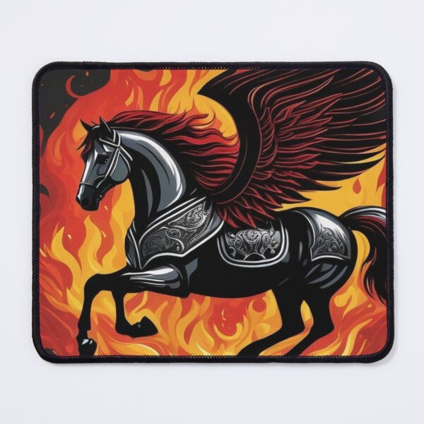 Item preview, Fury-Forged Fiery Stallion designed and sold by Sadia  Jannat.