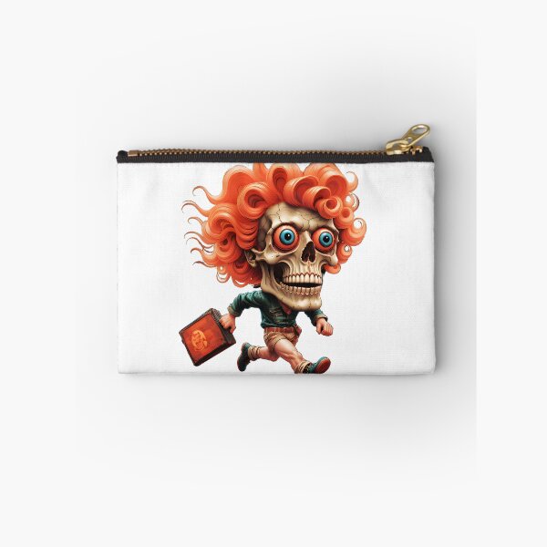Item preview, Crimson-Haired Bobble Head Harbinger: A Surreal Sprint Through Dreamscape Dimensions. designed and sold by Aroncross111.