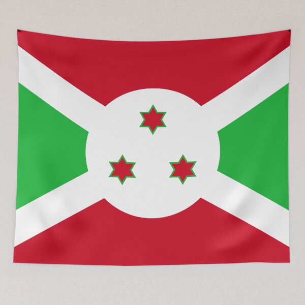 Item preview, National Flag Republic of Burundi designed and sold by Danler.