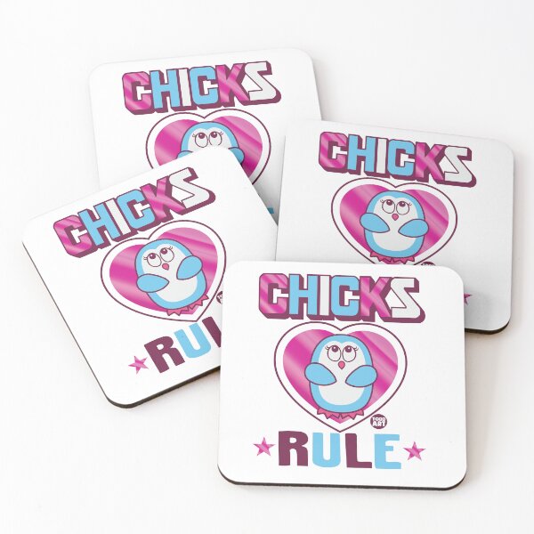Item preview, CHICKS RULE PENGUIN designed and sold by TODD GOLDMAN.