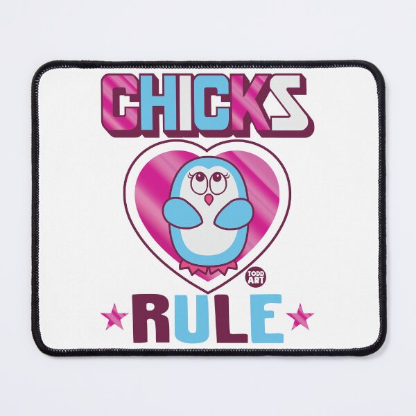 Item preview, CHICKS RULE PENGUIN designed and sold by TODD GOLDMAN.