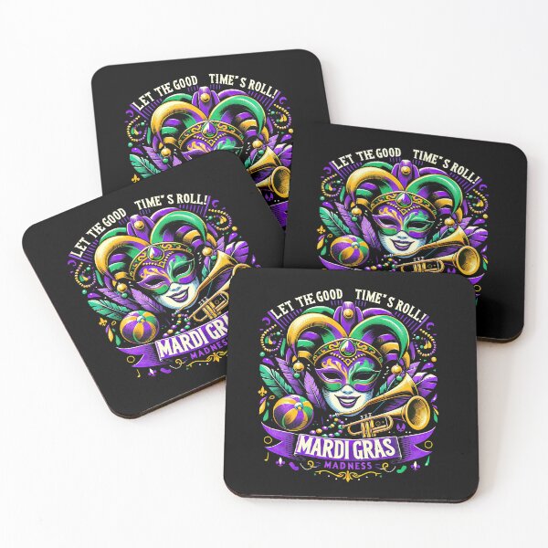 Item preview, Mardi Gras Masquerade: Let The Good Times Roll Tee designed and sold by MAPDDesigns.