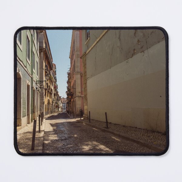 Item preview, A deserted street in Bairro Alto in Lisbon - photo designed and sold by CineWanderlust.