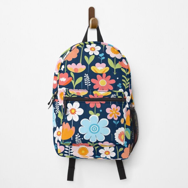Item preview, Super Happy Flower Pattern designed and sold by HipMadeArt.