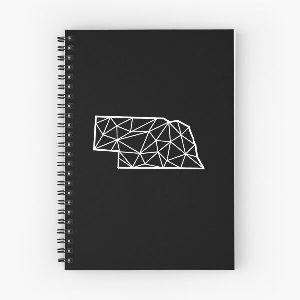 Item preview, Geometric Nebraska State Design - White Lines designed and sold by anne-dromeda.
