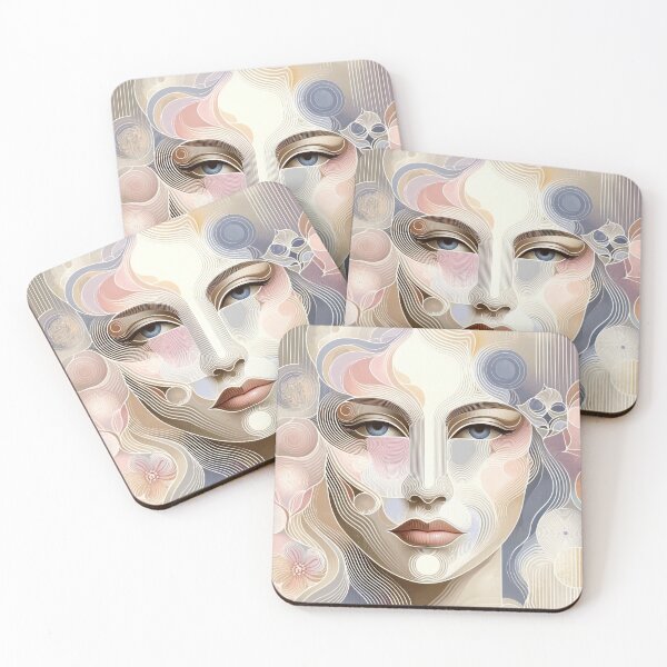 Item preview, Geometric Harmony Abstract Face designed and sold by Vlark555.