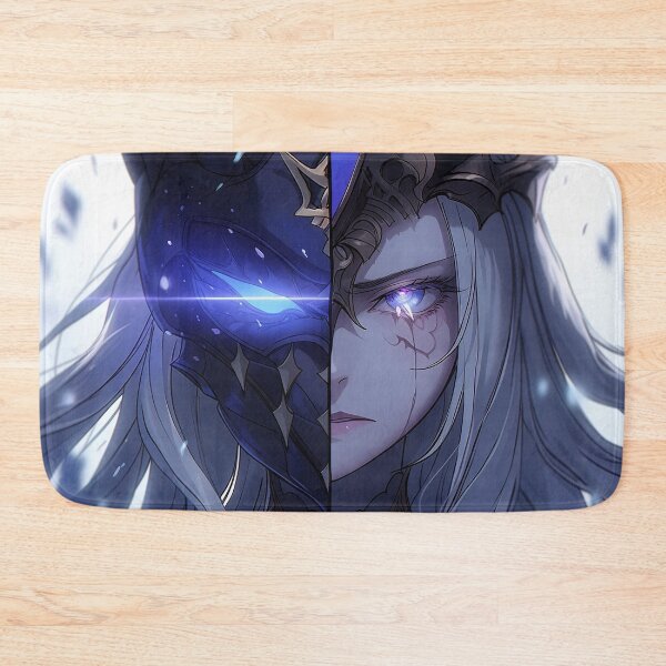 Item preview, Fantasy Luminous Blue Fighter Anime Girl designed and sold by bubblegoth.