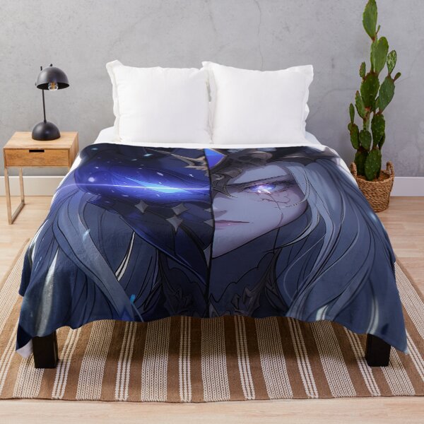Item preview, Fantasy Luminous Blue Fighter Anime Girl designed and sold by bubblegoth.