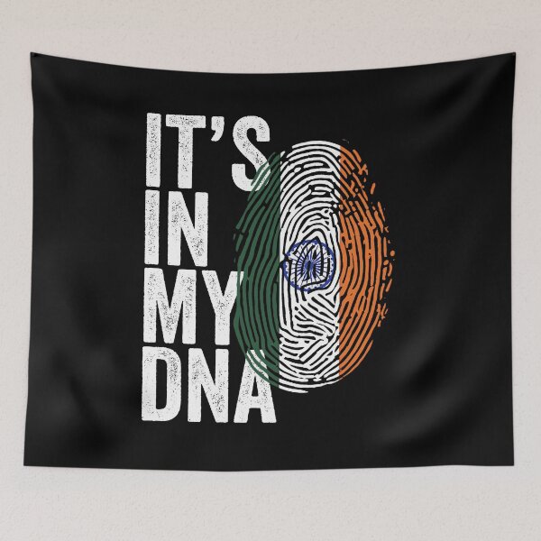 Item preview, It's in my DNA India Flag designed and sold by Crea-mood.