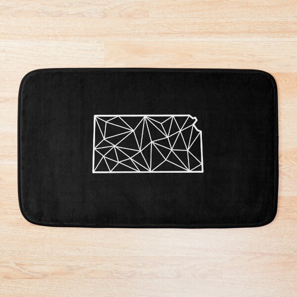 Item preview, Geometric Kansas State Design - White Lines designed and sold by anne-dromeda.
