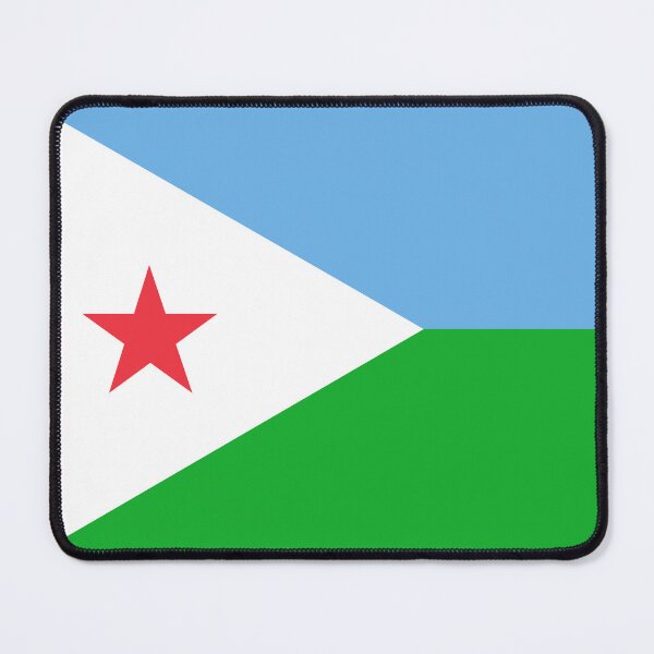 Item preview, National Flag Republic of Djibouti designed and sold by Danler.