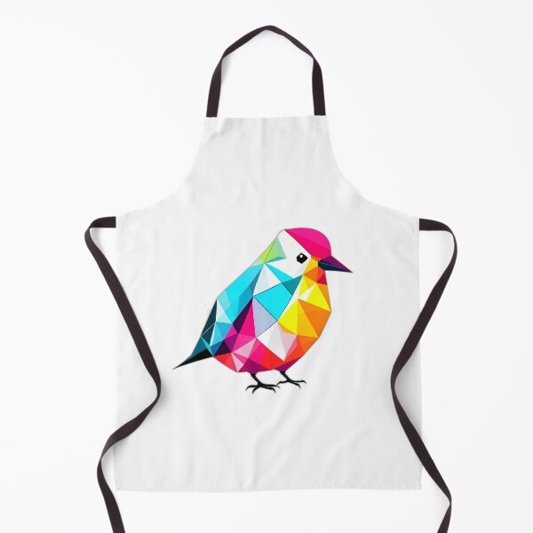 Item preview, Colourful Small Bird Geometric Shaped Artwork designed and sold by Geonimalia.