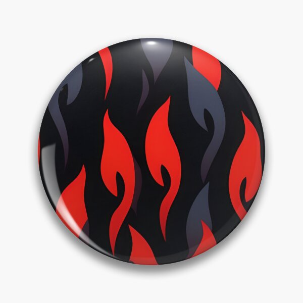 Item preview, Crimson red charcoal grey fire pattern  designed and sold by RAIDEN-BLACK.