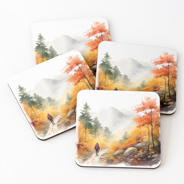 Item preview, Autumn Hiking in the Misty Mountains designed and sold by Shirtastically.