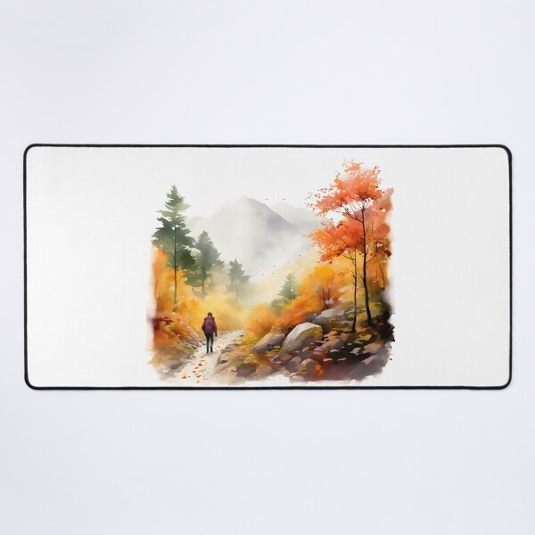 Item preview, Autumn Hiking in the Misty Mountains designed and sold by Shirtastically.