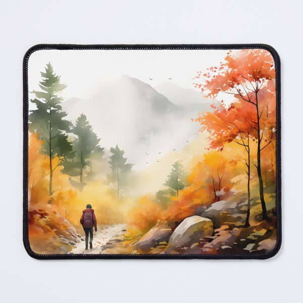 Item preview, Autumn Hiking in the Misty Mountains designed and sold by Shirtastically.