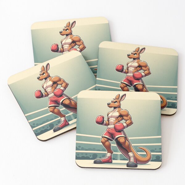 Item preview, Cartoon Kangaroo Boxer designed and sold by Zestpond.