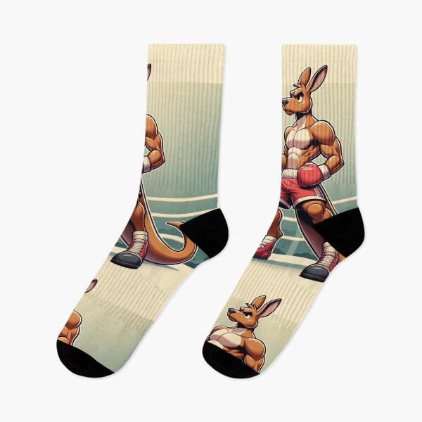 Item preview, Cartoon Kangaroo Boxer designed and sold by Zestpond.