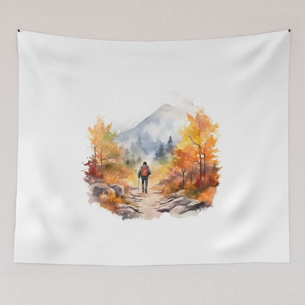 Item preview, Autumn Hiking in the Misty Mountains designed and sold by Shirtastically.