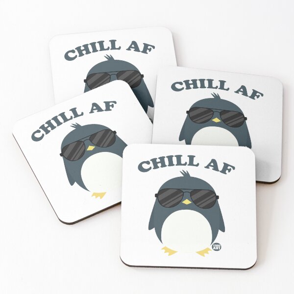 Item preview, CHILL AF PENGUIN designed and sold by TODD GOLDMAN.