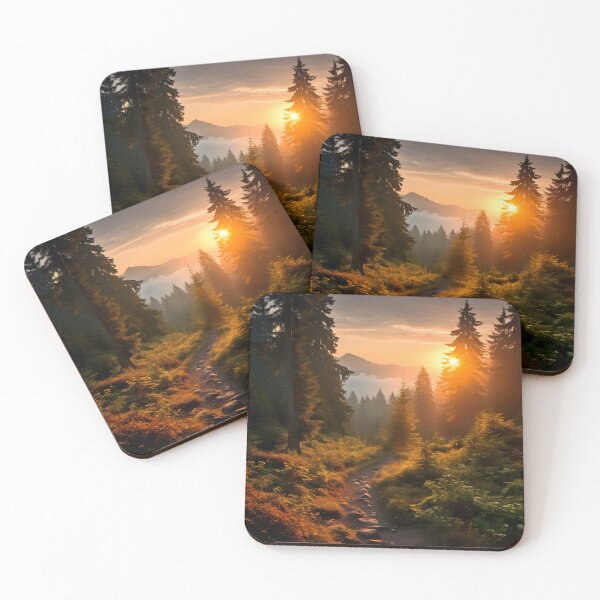 Item preview, Hiking Solitude in a Foggy Forest designed and sold by Shirtastically.