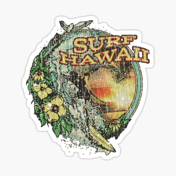 Aperçu de l'œuvre Surfer à Hawaï 1987 créée et vendue par AstroZombie6669.