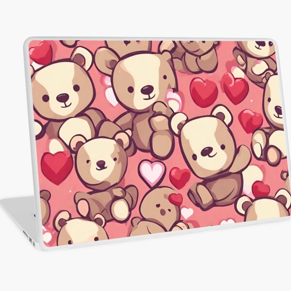 Item preview, Kawaii Laptop Bag, Teddy Bear, Valentine's Day designed and sold by IsntThatNiche.