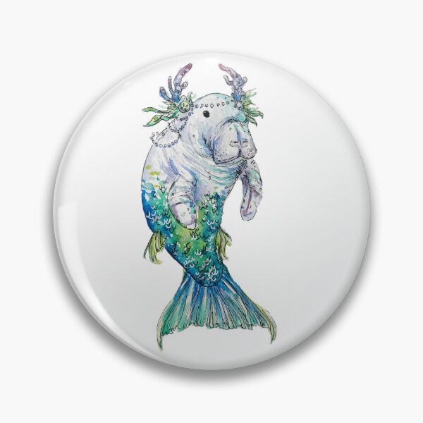 Item preview, Manatee Mermaid  designed and sold by Aquabunart.