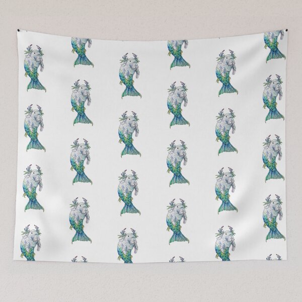 Item preview, Manatee Mermaid  designed and sold by Aquabunart.