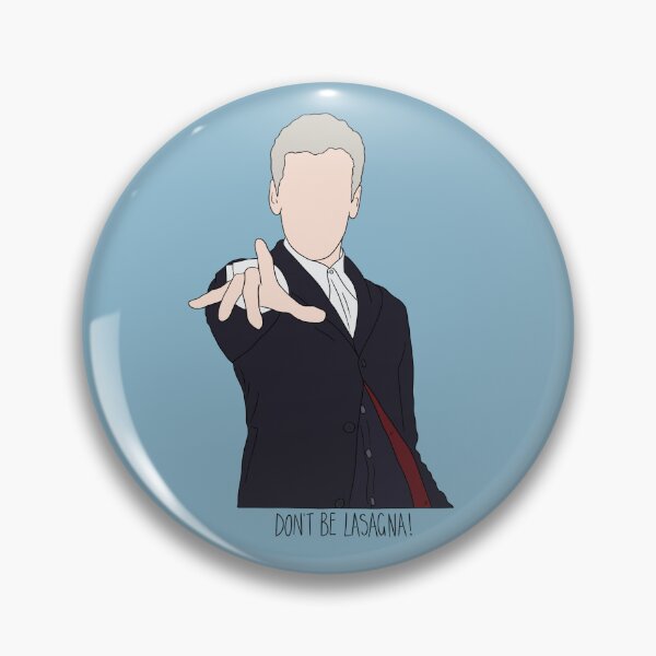 Item preview, "Don't Be Lasagna!" Twelfth Doctor Quote Print Design  designed and sold by abldesign.