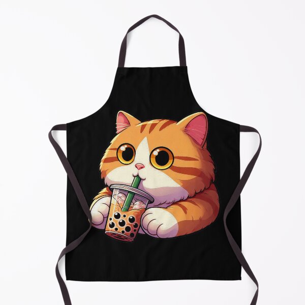 Item preview, Tabby Cat Bubble Milk Tea designed and sold by plushism.