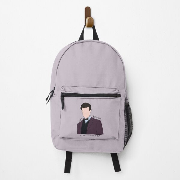 Item preview, "I Am Definitely A Mad Man With A Box" Eleventh Doctor Quote Print Design designed and sold by abldesign.