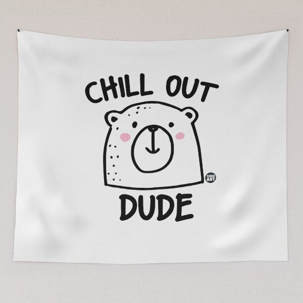 Item preview, CHILL OUT POLAR BEAR designed and sold by TODD GOLDMAN.