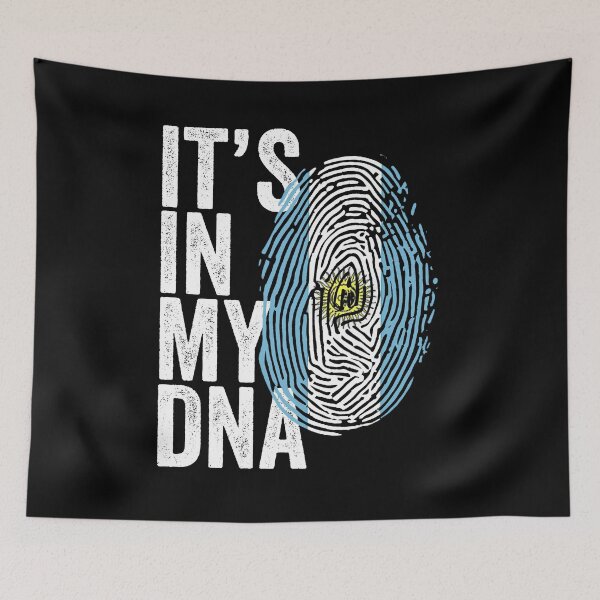 Item preview, It's in my DNA Argentina Flag designed and sold by Crea-mood.