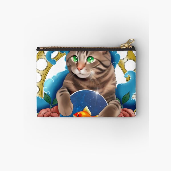 Item preview, Crystal ball cat and fish  designed and sold by Leahsartworks.