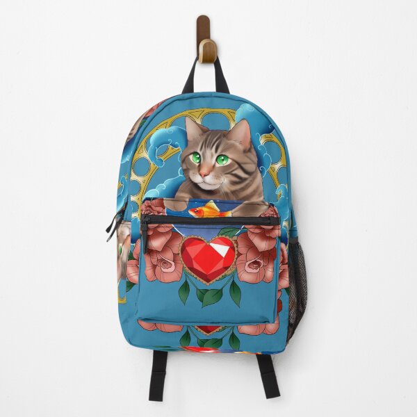 Item preview, Crystal ball cat and fish designed and sold by Leahsartworks.