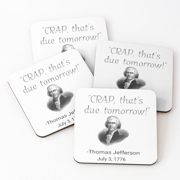 Item preview, Funny President Thomas Jefferson design  designed and sold by MrTutor.