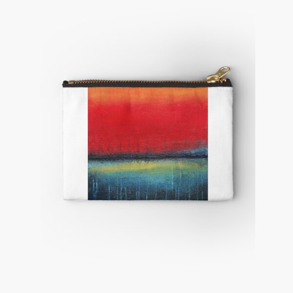 Item preview, Orange Blue Drip - abstract designed and sold by Stacie Forest.