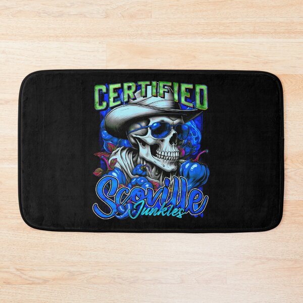 Item preview, Certified Scoville Junkies: Skulls Grinning Through the Habanero Haze [Lapis] designed and sold by SuriyaArts.