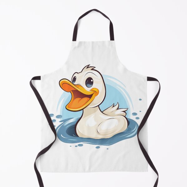 Item preview, White happy smiling duck designed and sold by GoodThings66.