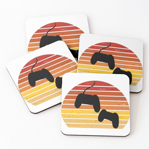 Item preview, Retro Sunset Video Game Controllers - PanfurWare LLC designed and sold by PanfurWare-LLC.