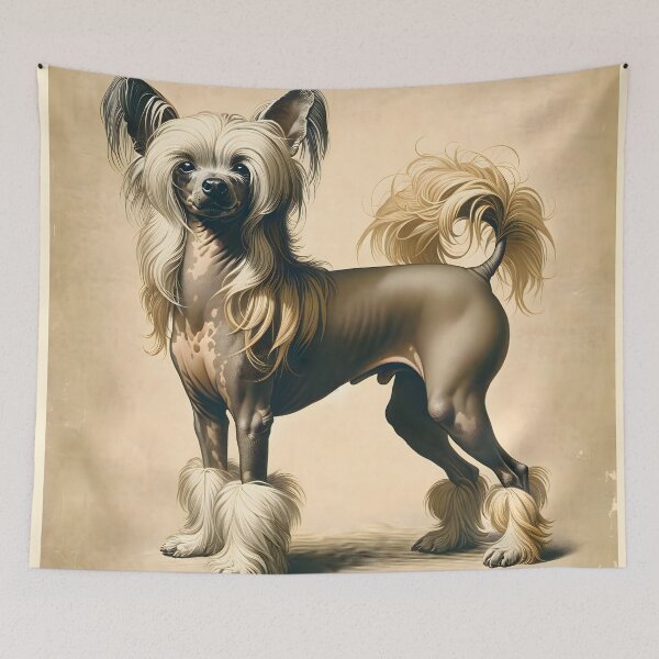 Item preview, chinese crested dog designed and sold by Kikus31.