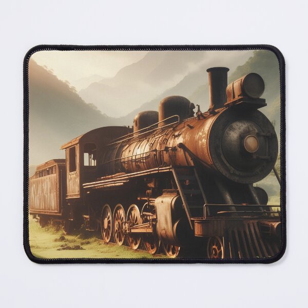Item preview, majestic train passing through the mountains designed and sold by Yourdreamworld.