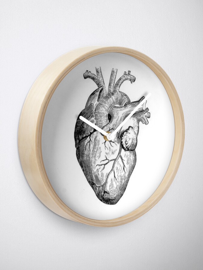 Reloj «Dibujo de corazón realista» de RockyMountains | Redbubble