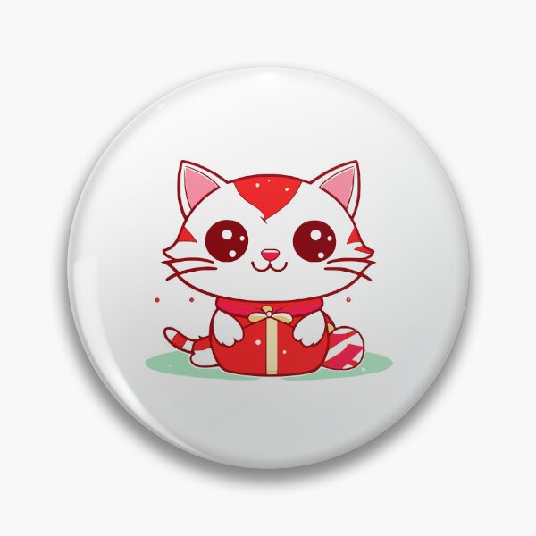 Item preview, Cute Santas Little Helper Kawaii Christmas Kitten designed and sold by SantasHelpers.