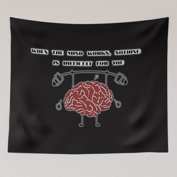 Item preview, When the mind works, nothing is difficult for you designed and sold by Aiyinyangart.