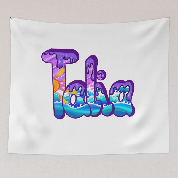 Item preview, Top 10 best customised personalised graffiti name gifts Talia designed and sold by Artonmytee.
