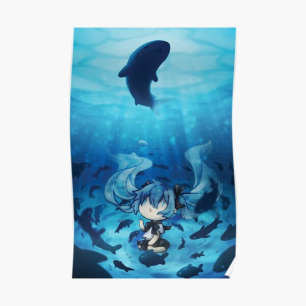 Bottle Miku Chibi Poster